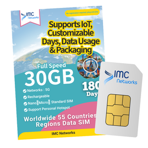Carte SIM IoT mondiale personnalisée pour 11 pays/régions d'Asie, 4G 5G, données flexibles par mois, carte SIM d'itinérance d'un an, revendeur - Product Image 3