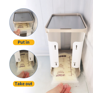Organizador de congelación de leche para <span class=keywords><strong>bolsas</strong></span> de almacenamiento de leche materna, sistema de almacenamiento de contenedores para <span class=keywords><strong>lactancia</strong></span>, uso con <span class=keywords><strong>bolsas</strong></span> de leche estándar - Product Image 3