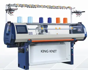 Flying professional weaving 52 inch computerized shoes upper flat knitting machine
