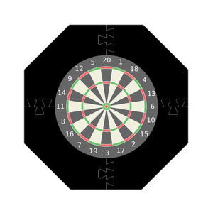 CHOIX <span class=keywords><strong>DE</strong></span> L'ACHETEUR FOAM EVA DART BOARD PROTECT FOAM PROTECT CIRCLE EVA DART BOARD SURROUND WALL <span class=keywords><strong>PROTECTION</strong></span> pour INTÉRIEUR PROFESSIONNEL - Product Image 3