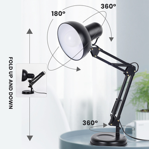 NUEVA Lámpara de Escritorio LED Flexible de 10W con Control Remoto, Brazo Largo Ajustable de 3 Ejes, 16 Colores de Luz RGBW, CA 85-265V, para Estudio y Lectura - Product Image 3
