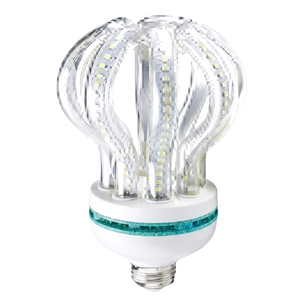หลอดไฟ LED รูปทรงดอกบัว 50W ขั้ว E27 6000K แสงเดย์ไลท์ 8000 ชั่วโมง AC85-265V ฐานพลาสติก รับประกัน 2 ปี 3600 ลูเมนส์ - Product Image 1