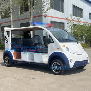 Mini Vehículo Eléctrico de Patrulla, Modelo Cerrado de 3 Filas, Vehículo de Nueva Energía Metálico, Carritos de Golf de Acero, Venta de Coches Scout Baratos - Product Image 4