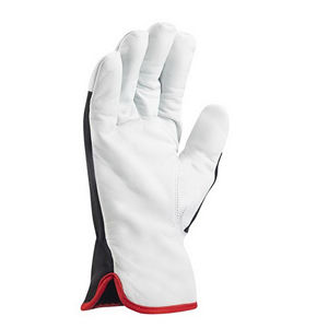 PK ถุงมือประกอบเพื่อความปลอดภัย,ถุงมือขับรถคุณภาพสูงสุดทำจากหนังเกรนขายส่งถุงมือป้องกัน - Product Image 3