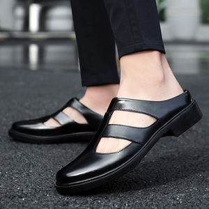 2026 Hot New Arrivals Walking Style Summer Export Quality Genuine Cow Leather Shioes Men's Summer <b>Sandals</b> Flat <b>Sandals</b> - Product Image 4