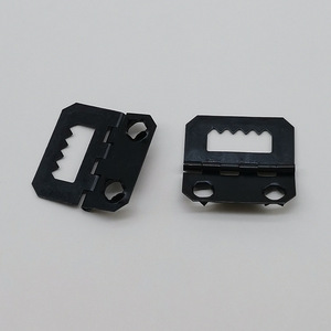 Black Double Hole Hinge 8320 Picture <b>Frame</b> Back Panel Bracket Stainless Steel Wall <b>Mount</b> Rectangular Hardware Accessory - Product Image 2