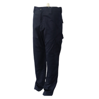 Pantalon de travail tactique en nylon bleu marine pour homme, coupe slim, multi-poches, grand format, pantalon cargo d'extérieur OEM, ignifuge
