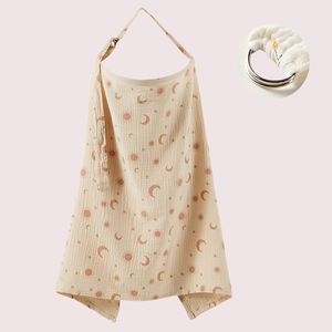 Funda de lactancia para lactancia de bebé-Fundas de lactancia de muselina para mujeres lactantes, transpirables, escote de arco suave - Product Image 2