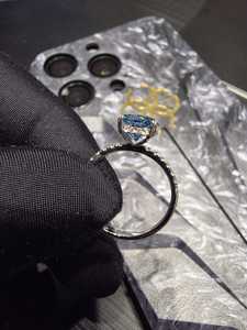 Premium Platinum Diamond Band Prong Set IGI Certified Smooth Polished Finish Elegant Wedding <b>Ring</b> for Daily Wear - Product Image 4