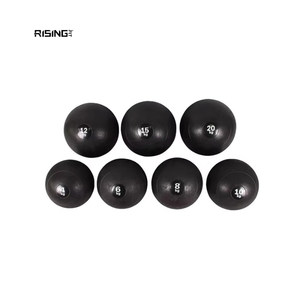 Palla da Allenamento Antiscivolo in PVC con Logo Personalizzato Rising Fitness per Palestra, Bodybuilding ed Esercizi - Product Image 1