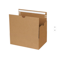 Dossiers en carton kraft durable personnalisés gaufrage poignée recyclable cartons de brownie vêtements et cadeaux emballage avec logo