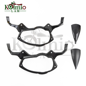 KOLMIO-LAM Compatible avec <span class=keywords><strong>Z750</strong></span>, carénage supérieur de couverture de moulage par injection, carénage de nez, support d'instrument pour Kawasaki Z 750 2007-2012 - Product Image 4