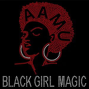 Bling <span class=keywords><strong>T</strong></span>-shirts pour Filles Noir Verre <span class=keywords><strong>Strass</strong></span> Conception Hot Fix <span class=keywords><strong>Strass</strong></span> Transferts En Gros - Product Image 5