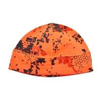 Personnalisé Flamme Orange Camouflage Chapeau En Plein Air Hommes Chasse Stretch Randonnée Bonnet