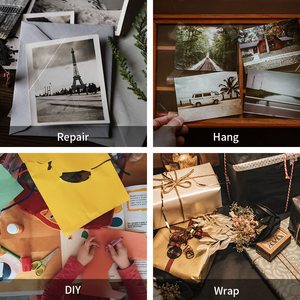 Yalanpack rõ ràng đóng gói opp băng với duy nhất hai mặt Chất kết dính miễn phí không thấm nước Bopp dán acrylic chịu nước Hộp bao bì Băng - Product Image 5