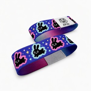 Pulsera Elástica de Tela Inteligente con Etiqueta Tejida NFC RFID Personalizada OEM ODM con Logotipo para Pago sin Efectivo VIP en Conciertos - Product Image 5