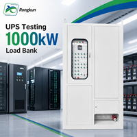 Banco de Carga Resistivo de 1000kW 1MW 2MW, Cargador Ficticio de CA de 1000kW para Pruebas de Comisiónamiento y Rendimiento de Generadores
