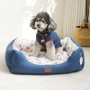 Custom Made Winter Warm Dog <b>Bed</b> Oval Removable Washable Cover Polyester Fiber Fill For Large Dogs Pet <b>Bed</b> - Product Image 1