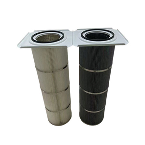 Filtro de Aire Plegado de Material PTFE Antiestático de Poliéster Industrial con Brida Cuadrada para Colector de Polvo de Recubrimiento en Polvo - Product Image 2