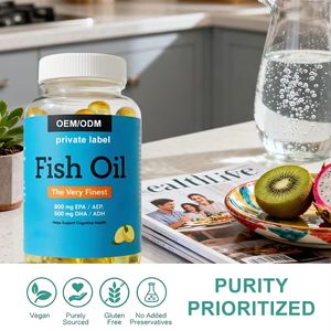 Высококачественное рыбное масло глубоководных вод Richtek под собственной торговой маркой, хит продаж, 3 капсулы с <span class=keywords><strong>EPA</strong></span> и <span class=keywords><strong>DHA</strong></span>, мягкие желатиновые капсулы, дозировка для взрослых - Product Image 3