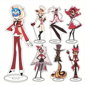 Hazbin Hotel Acryl Standee - Charlie Vaggie Alastor Adam Anime Schreibtisch Dekor für Fan Sammler Geschenk Western Cartoon Merchandise - Product Image 1