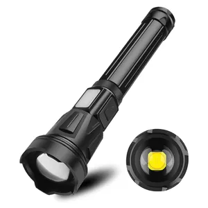 אלומיניום סגסוגת סוג-C בנק כוח פנס 3000lumens xhp160 אדום led + לבן led 300m סופר בהיר ציד טקטי לפיד אור