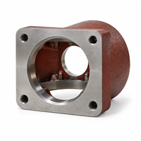 Boîtier de boîte de vitesses en fonte ductile OEM usiné CNC de précision, support de boîtier de réducteur industriel