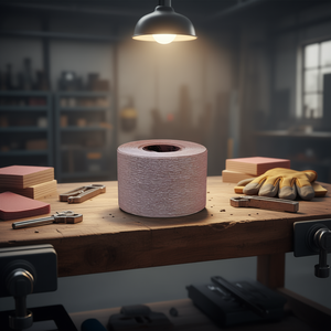 กระดาษสเตียเรตแบบม้วนสำหรับแผ่นขัดขนาด 100 มม. กว้าง 50 ม. ยาว - Product Image 3