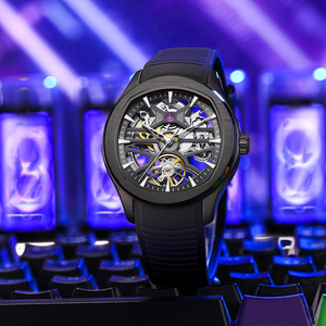 Orologio da Uomo Meccanico Automatico con Cinturino in Acciaio Inossidabile, Quadrante Scheletrato Luminoso, Cassa in Acciaio di Lusso CHANCE JC-9-204G-5 - Product Image 5