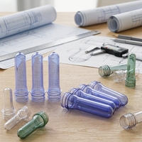 Petite préforme de bouteille en PET, couleur personnalisée, petite préforme en plastique pour bouteilles de jus et de boissons