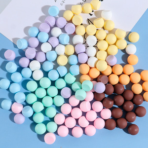Perles Eva en forme de cercle pour la décoration de téléphones portables, fournitures artisanales DIY, couleurs pastel - Product Image 2