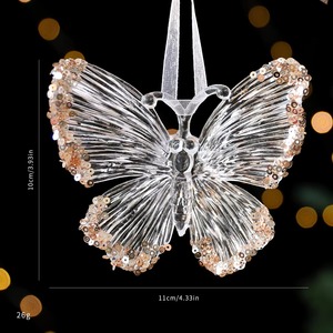 Adorno Navideño Transparente <span class=keywords><strong>para</strong></span> Colgar, Diseño <span class=keywords><strong>de</strong></span> <span class=keywords><strong>Muñeco</strong></span> <span class=keywords><strong>de</strong></span> <span class=keywords><strong>Nieve</strong></span> y Copos <span class=keywords><strong>de</strong></span> <span class=keywords><strong>Nieve</strong></span>, <span class=keywords><strong>Material</strong></span> <span class=keywords><strong>de</strong></span> PC Ecológico, Duradero y <span class=keywords><strong>de</strong></span> Lujo <span class=keywords><strong>para</strong></span> las Fiestas - Product Image 2