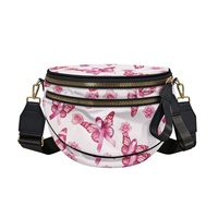 Sac en polyester à motif tissé unisexe, bandoulière réglable, fermeture éclair, portable, personnalisable selon les exigences du client