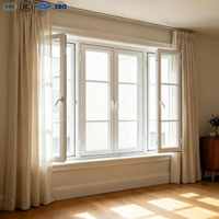 Ventanas Blancas de PVC Económicas para Casa, Ventana con Mosquitera, Doble Vidrio, Puertas y Ventanas de PVC Turcas