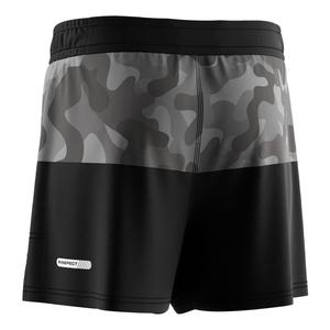 ชุดกีฬาวิ่งออกกำลังกาย Odm Sublimation สำหรับผู้ชาย ลายพิมพ์ฤดูร้อน กางเกงขาสั้นออกกำลังกายทรงสลิมฟิตสำหรับผู้ชาย - Product Image 2