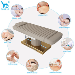 Cama de Belleza Eléctrica SONKLY, Mesa de Masaje para Salón de Belleza, Cama de Spa Médico para Esteticista Facial, con Pedal y Calefacción - Product Image 6