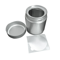 Boîte en fer blanc vide de qualité alimentaire pour matcha, 30g, 40g, 50g, hermétique avec couvercle à vis, pour poudre de thé matcha, emballage personnalisable avec logo accepté