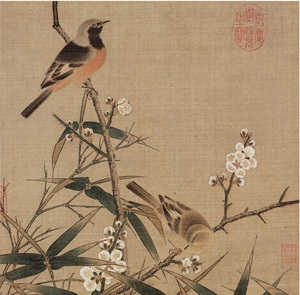 Truyền thống Trung Quốc cổ điển động vật sơn thân thiện với môi giclee in vải nghệ thuật bản sao vải trang trí nội thất TƯỜNG KHUNG - Product Image 6