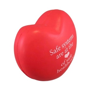 Ballon anti-stress en forme de cœur avec impression de logo promotionnel personnalisé - Product Image 2