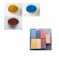 Pigment de fer synthétique en poudre, colorant, oxyde de fer fe229, 12 poudres