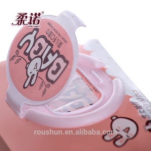 Rounuo flip-top paquete fácil de usar libre de fragancia <span class=keywords><strong>madre</strong></span> Facial toallitas para bebé - Product Image 5