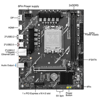 JGINYUE-Placa base para PC, placa base DDR5 compatible con procesadores de la serie LGA1851 Pin Core Ultra 200, para juegos de PC, 1/2/B