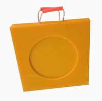 800*800*50mm Hdpe Heavy Duty Grue Stabilisateur Pads Haute Résistance Antidérapant UHMWPE Outrigger Pads Feuilles En Plastique