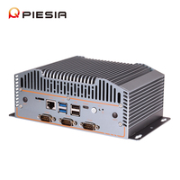 2025 Mini PC sans ventilateur 12e génération N150 N100 4 Intel 2.5G LAN 5Com 1 * DDR5 8 Go 16 Go de RAM HD/DP/Type-C X86 Boîtier PC industriel intégré