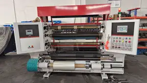 Machine de rembobinage de papier thermique à grande vitesse contrôlée par plc SLFQ-1350C