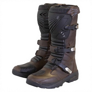 HIKE IMPEX High Performance Motorcycle Racing Boots – Anti-Slip Protective Riding Boots with Shin Guard, <b>Ankle</b> <b>Support</b> - Product Image 2