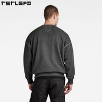 Sudadera Oem con capucha contrato personalizado Stitch ácido lavado Vintage sudadera suelta suéter peso pesado 400GSM sudadera hombres