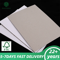 Papier carton duplex écologique 300 g/m² avec dos gris pour emballage de boîtes cadeaux cosmétiques