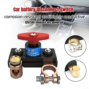 Interrupteur de déconnexion de batterie de voiture 12V 24V, interrupteur manuel de coupure pour camion, camping-car, <span class=keywords><strong>bateau</strong></span>, <span class=keywords><strong>remorque</strong></span>, protection contre les fuites - Product Image 5