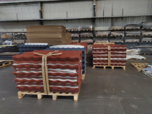 Tuiles de toiture en pierre colorée modernes, directement de l'usine, résistantes à la chaleur, durables, écologiques, <span class=keywords><strong>prix</strong></span> compétitif pour la construction de maisons - Product Image 5